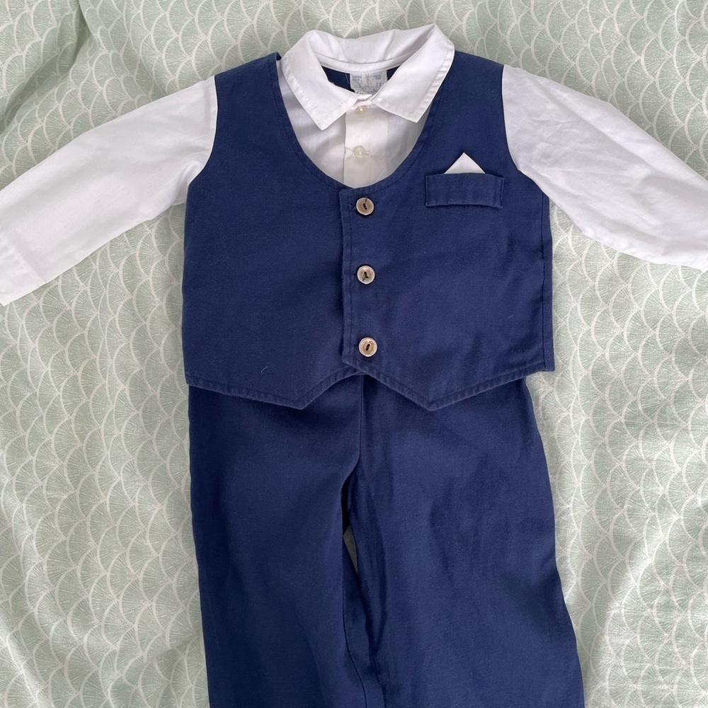 Vintage boys suit size 24 months